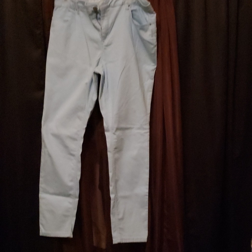 Baby blue jeans